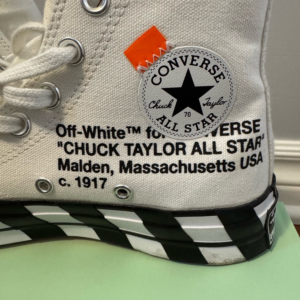 Off-White Converse High Top Sneakers - Picture 2 of 13